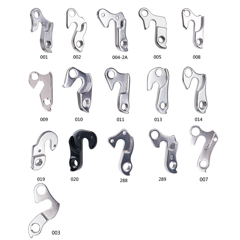 Cycling Gear Parts - 1 個ユニバーサルバイクリアディレイラーハンガー MTB ロードレース合金ギアフックフレーム自転車修理部品サイクリングアクセサリー