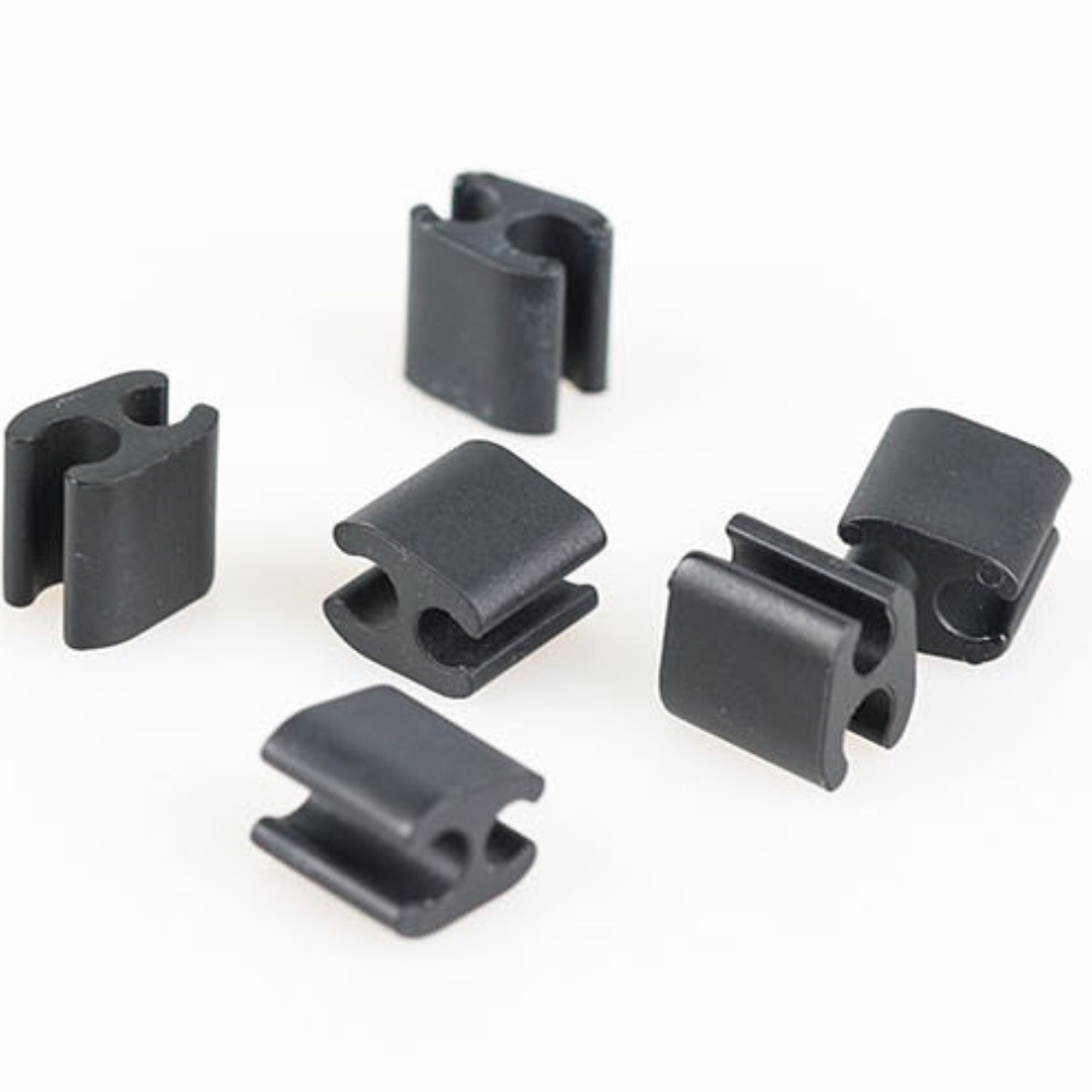 Cycling Gear Hub - 6 個自転車ブレーキとギアケーブルハーネスケーブルバックルハブオイルパイプ結合固定具自転車固定整理装置サイクリング部品