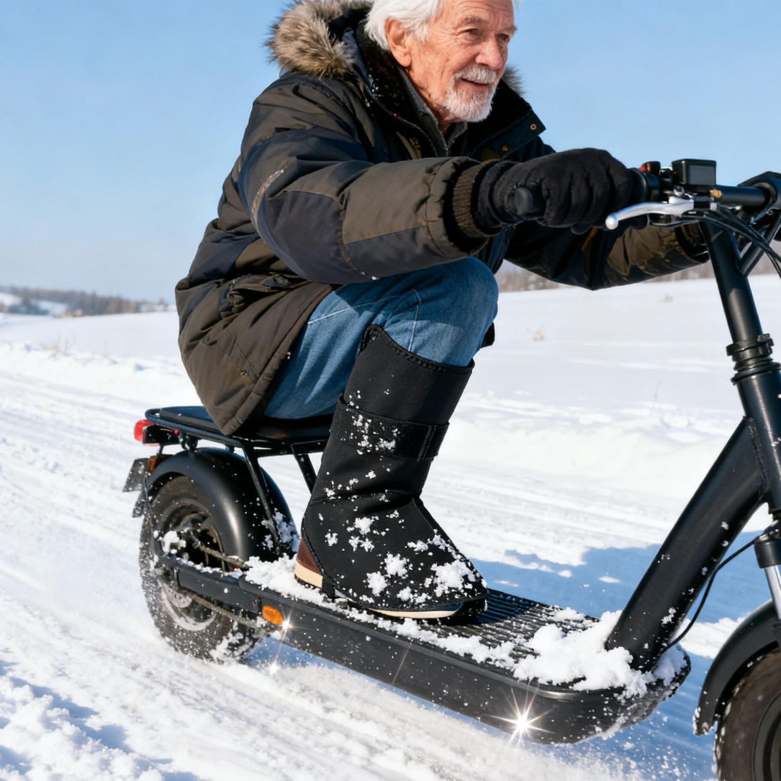 Cycling Gear For Men - サイクリングシューズカバー 防水 暖かいフットギア シューズカバー 雪用 冬用