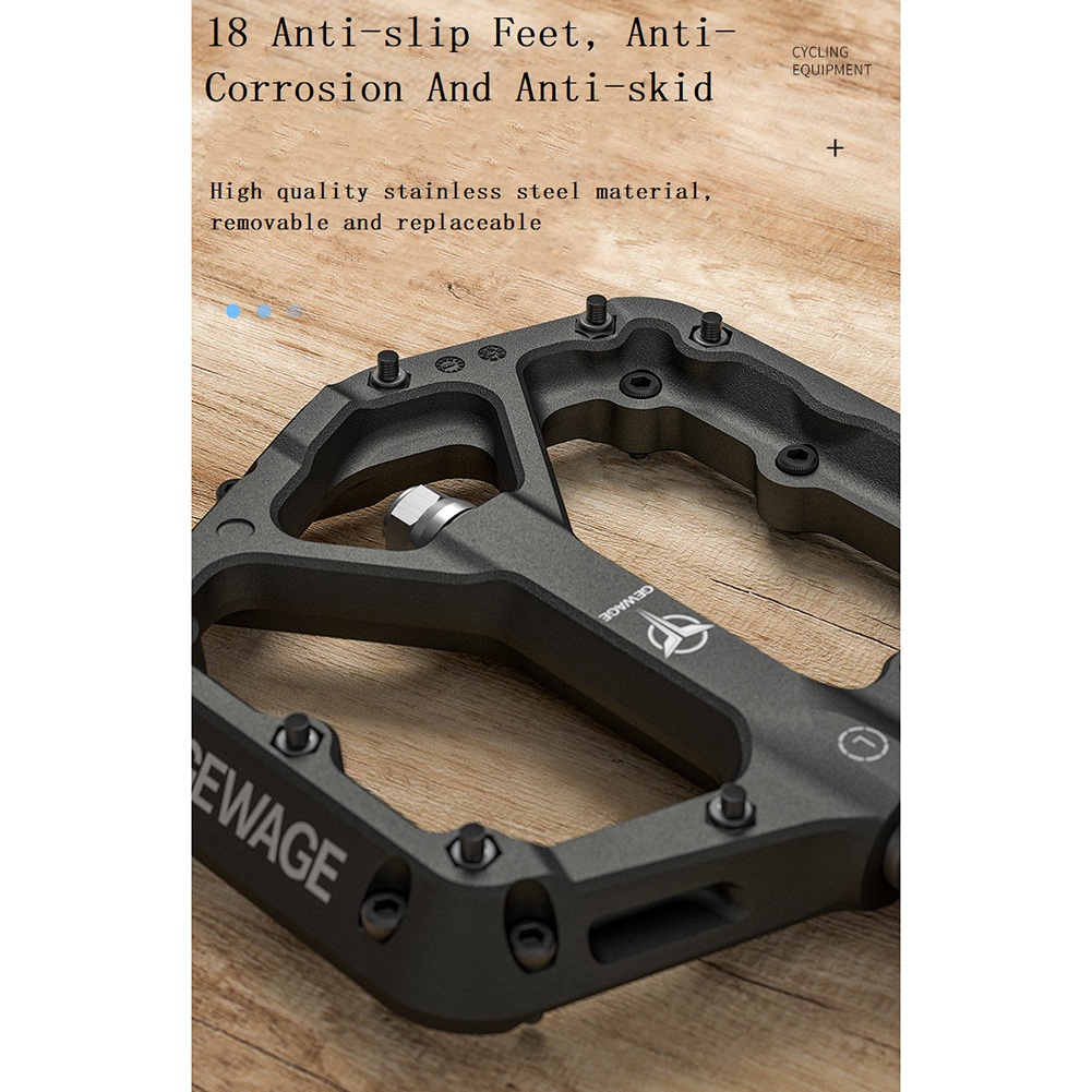 Mtb Pedals - ABST 超軽量シールベアリング自転車バイクペダルサイクリングナイロンロード Bmx Mtb ペダルフラットプラットフォーム自転車アクセサリー、イエロー