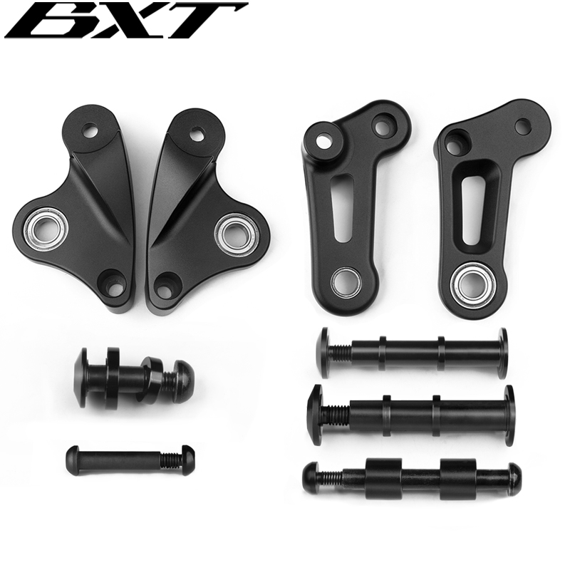Cycling Gear Parts - Bxtカーボンフルサスペンションバイクフレームリアショックコネクタネジセットのための適切なフレームモデルBXT-MTB-077、097,107自転車部品