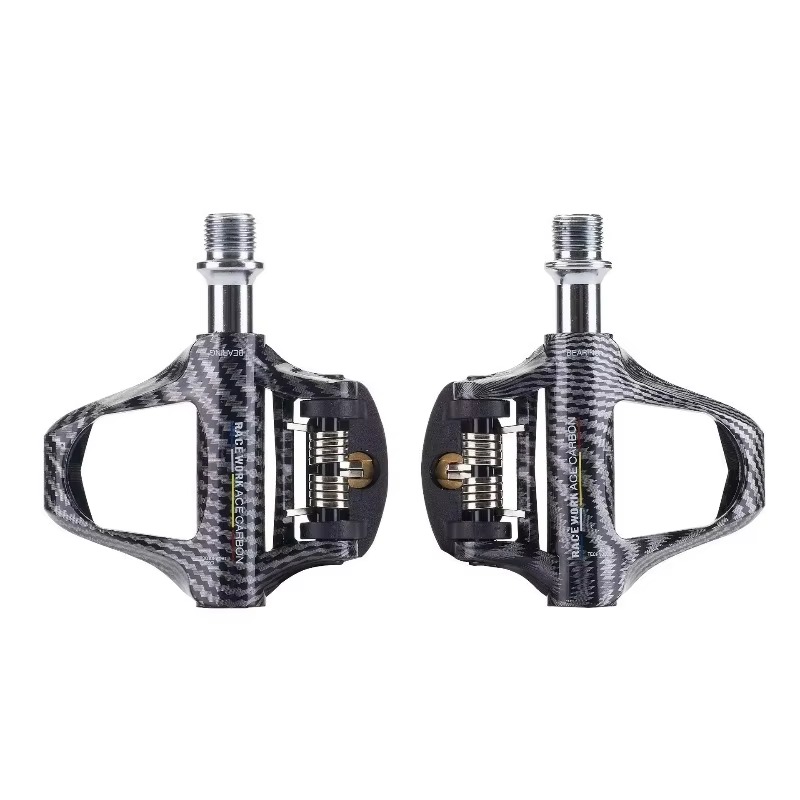 Mtb Pedals - 軽量カーボンファイバーペダル（ロッククリート付き）ロードバイク＆MTB＆サイクリング用ギア対応
