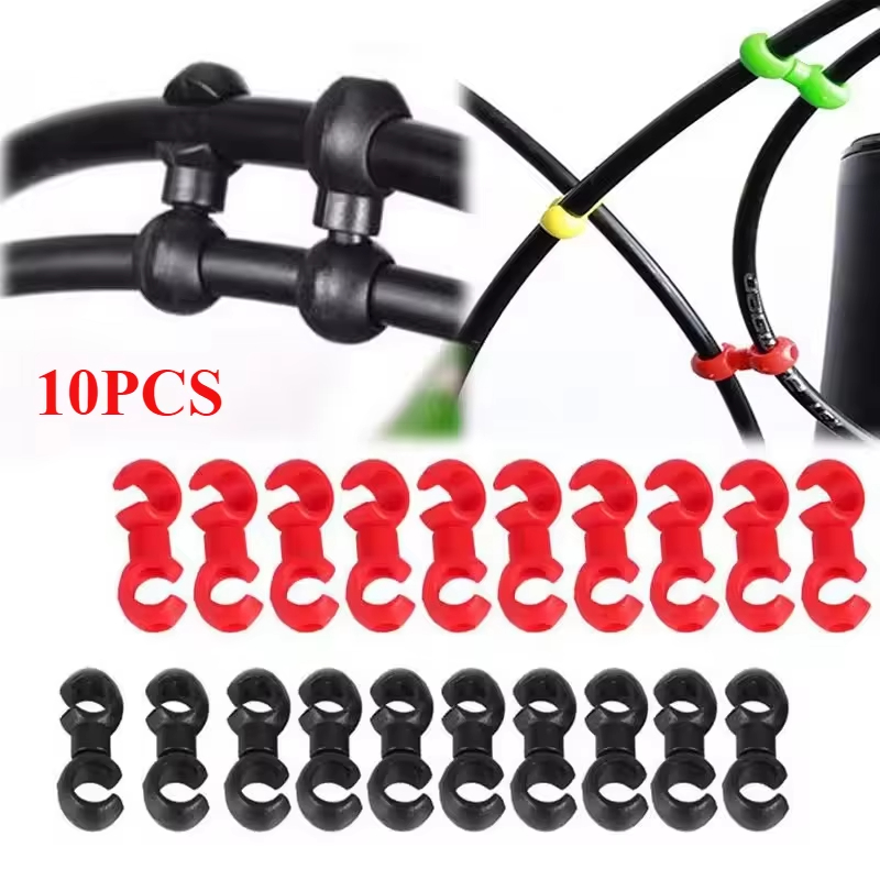 10 ピース/セットバイククロスラインクリップマウンテンロー - Cycling Gear Parts のレビューと価格