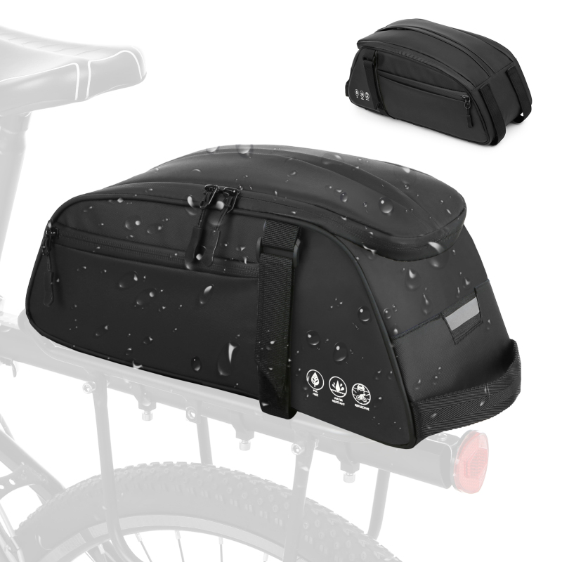 反射マウンテン自転車シートバッグ防水自転車リアラックバッグ自 - Cycling Gear Storage Rack のレビューと価格