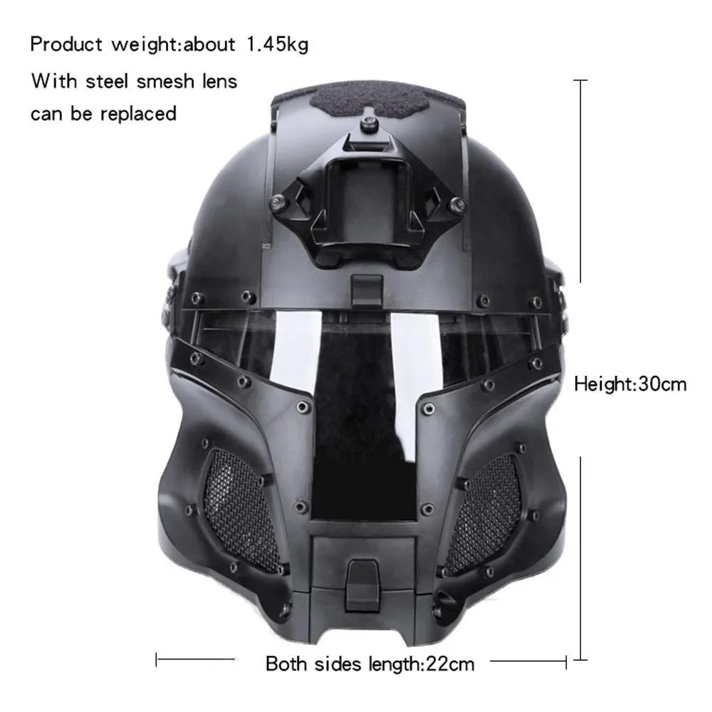 交換可能なレンズ付きの戦術的なモジュラーヘルメット,保護具, - Cycling Gear For Men のレビューと価格
