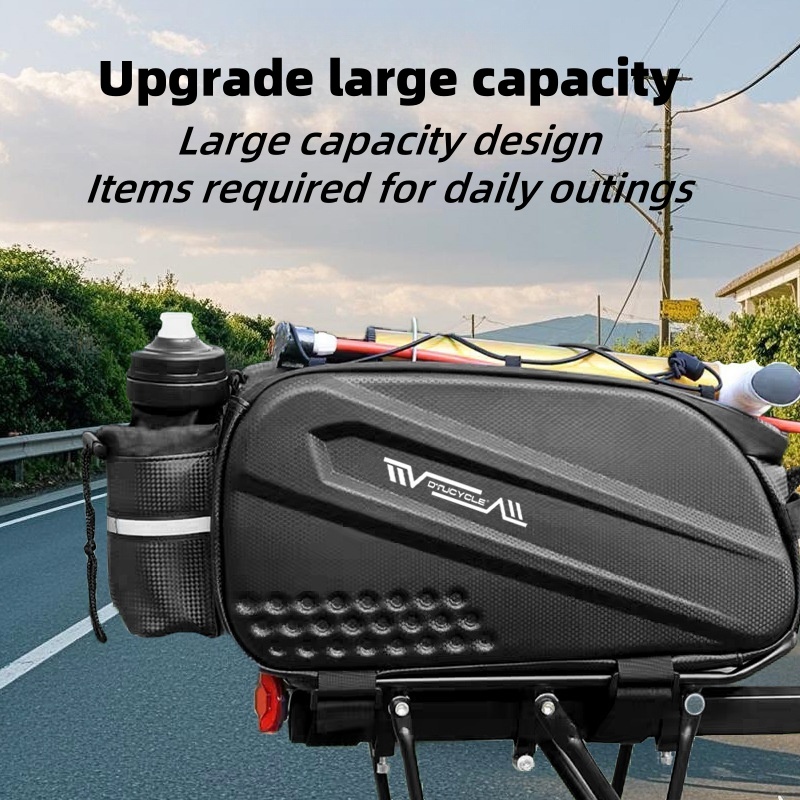 自転車バッグ、ハードシェルリアシートバッグ、マウンテンバイク - Cycling Gear Storage Rack のレビューと価格