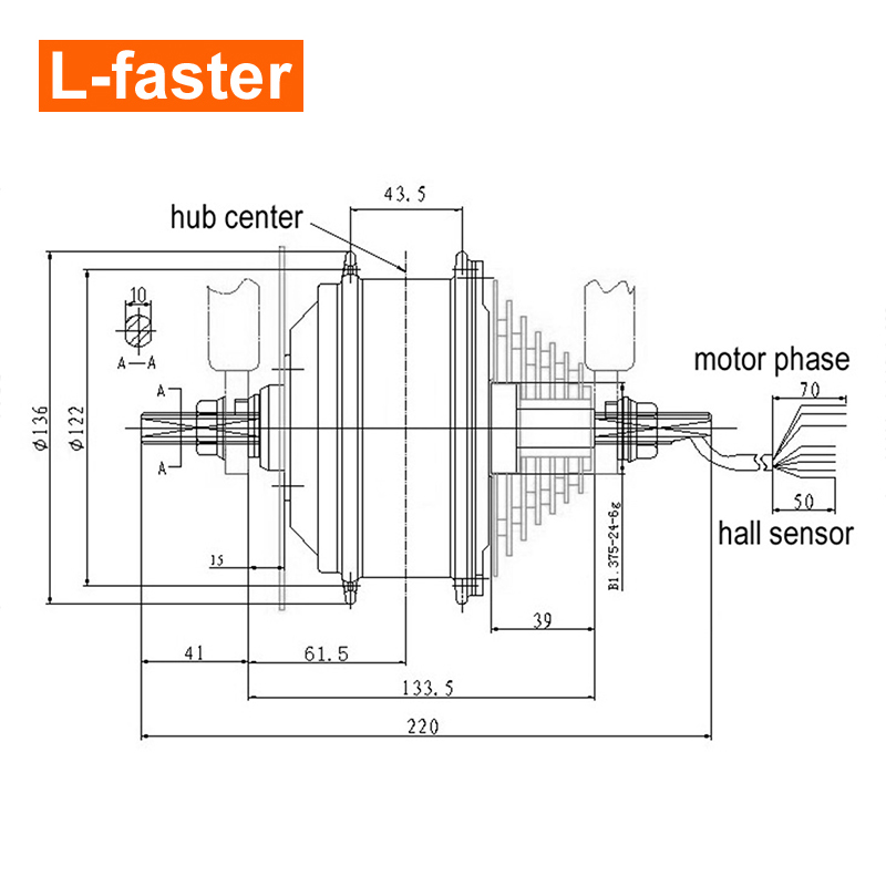 H04 250W 24V 36V 48V マウンテンバイク用 - Cycling Gear Hub のレビューと価格