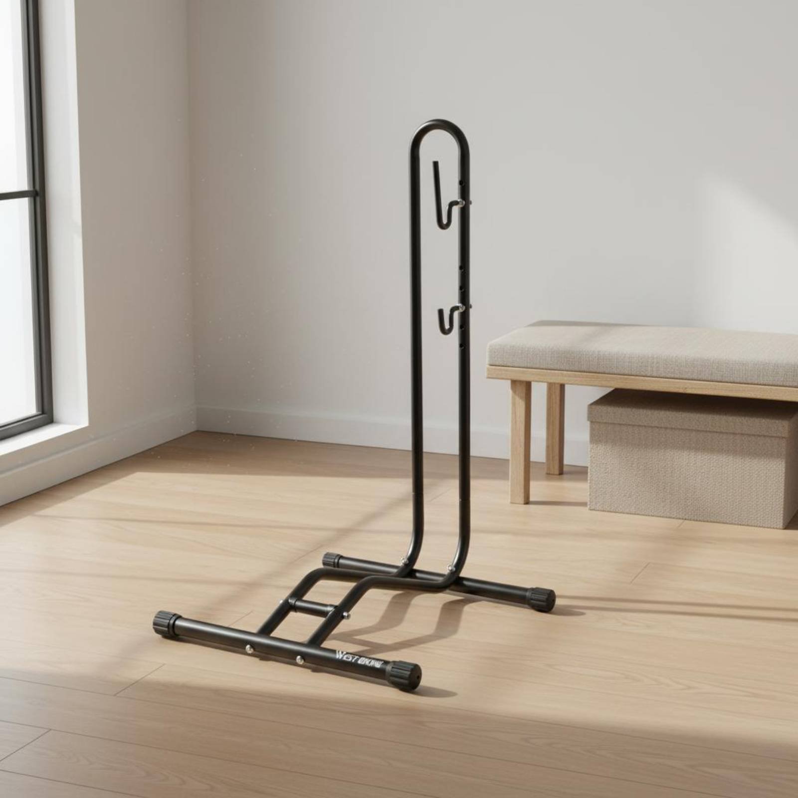 垂直自転車スタンド 安定した垂直自転車修理スタンド 自立型サ - Cycling Gear Storage Rack のレビューと価格