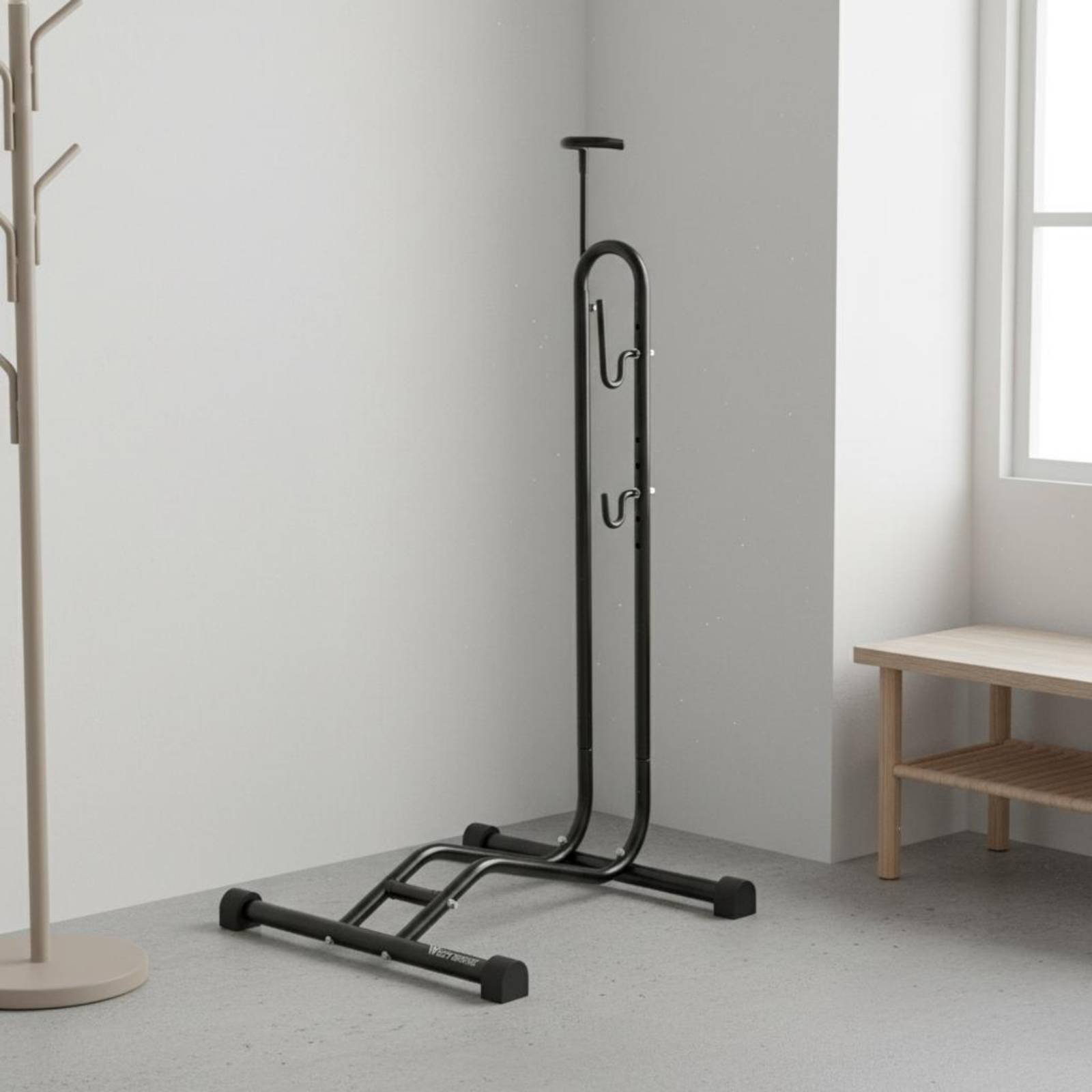 垂直自転車スタンド 安定した垂直自転車修理スタンド 自立型サ - Cycling Gear Storage Rack のレビューと価格