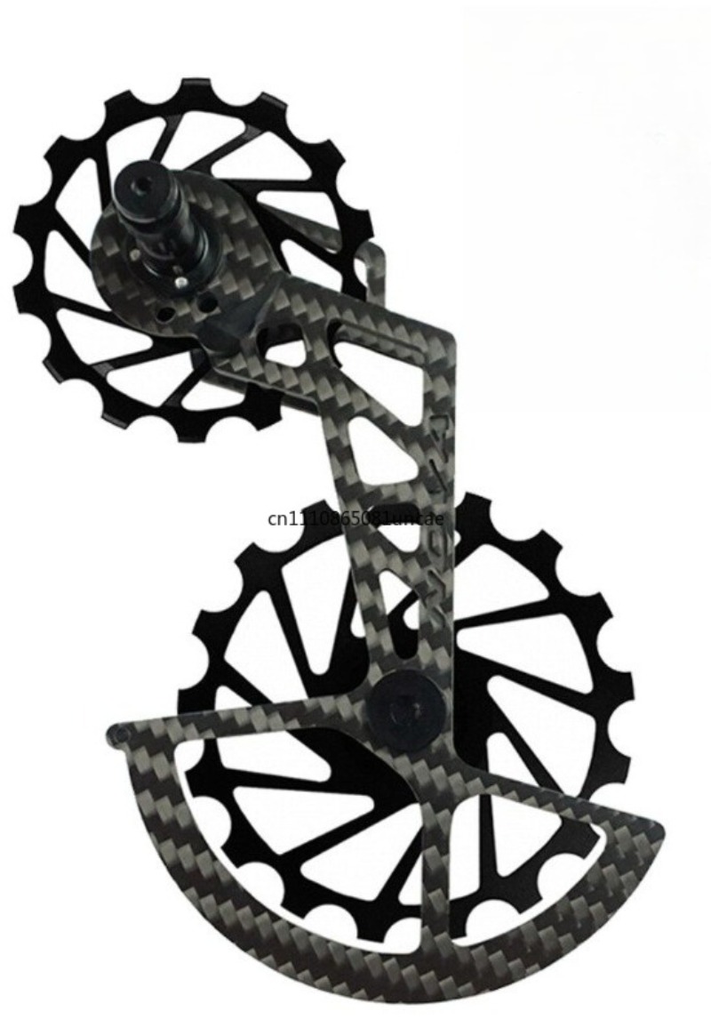 カーボンファイバーセラミックベアリングジョッキープーリー超軽 - Cycling Gear Parts のレビューと価格
