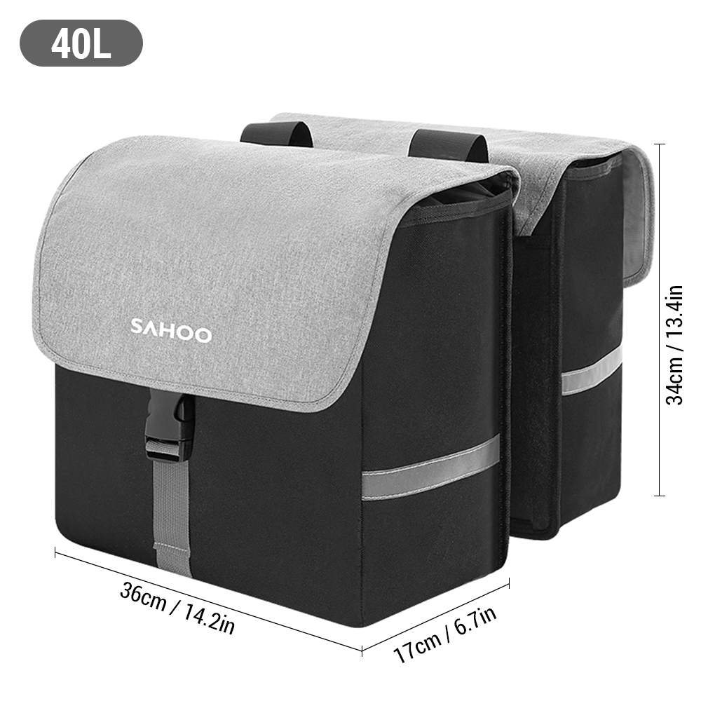 Sahoo-自転車用リアシートバッグ,大容量,40l,サイク - Cycling Gear Storage Rack のレビューと価格