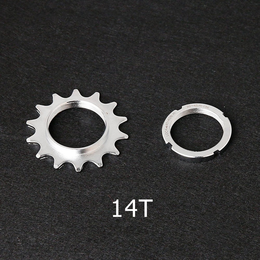 トラックサイクリング用固定ギアコグとロックリングセット、スチ - Cycling Gear Hub のレビューと価格