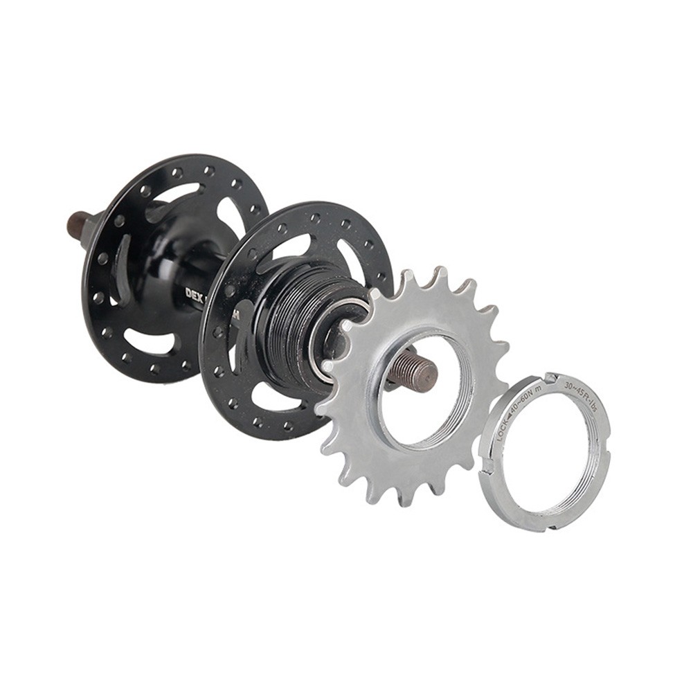 トラックサイクリング用固定ギアコグとロックリングセット、スチ - Cycling Gear Hub のレビューと価格