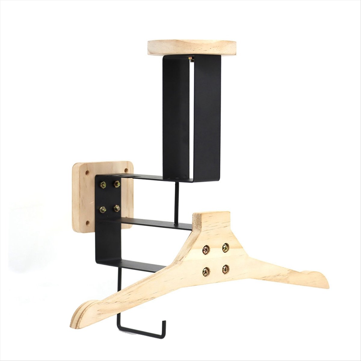 新入荷 オートバイ木製ヘルメットホルダー 壁掛け多目的ラック - Cycling Gear Storage Rack のレビューと価格