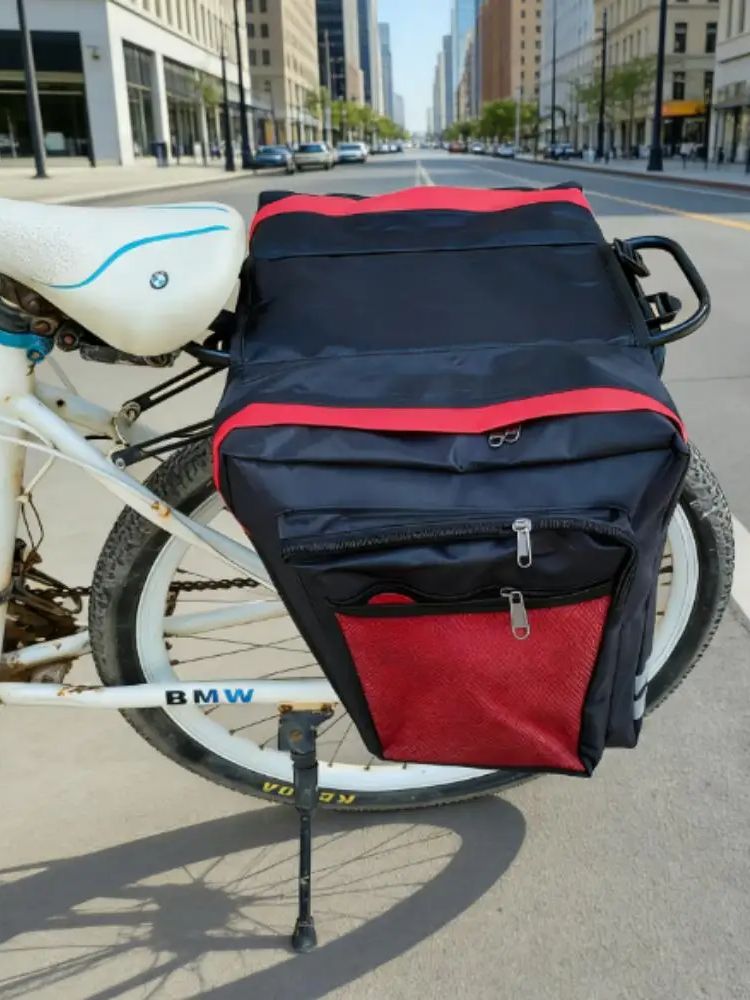 MTB 自転車キャリアバッグ リアラック バイクトランクバッ - Cycling Gear Storage Rack のレビューと価格