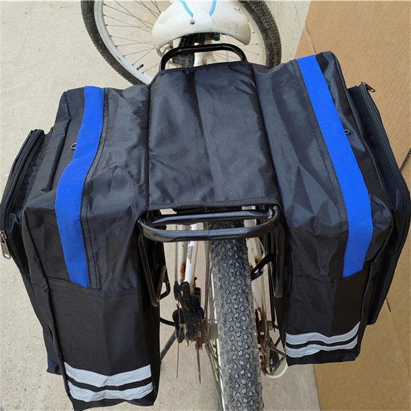 大容量両面自転車リアラックバッグ耐久性のあるサイクリング荷物 - Cycling Gear Storage Rack のレビューと価格