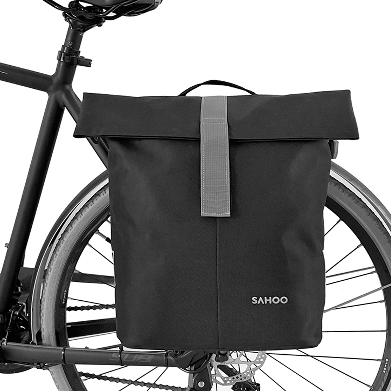 大容量の自転車後部座席バッグ,18l,14l,自転車,旅行, - Cycling Gear Storage Rack のレビューと価格