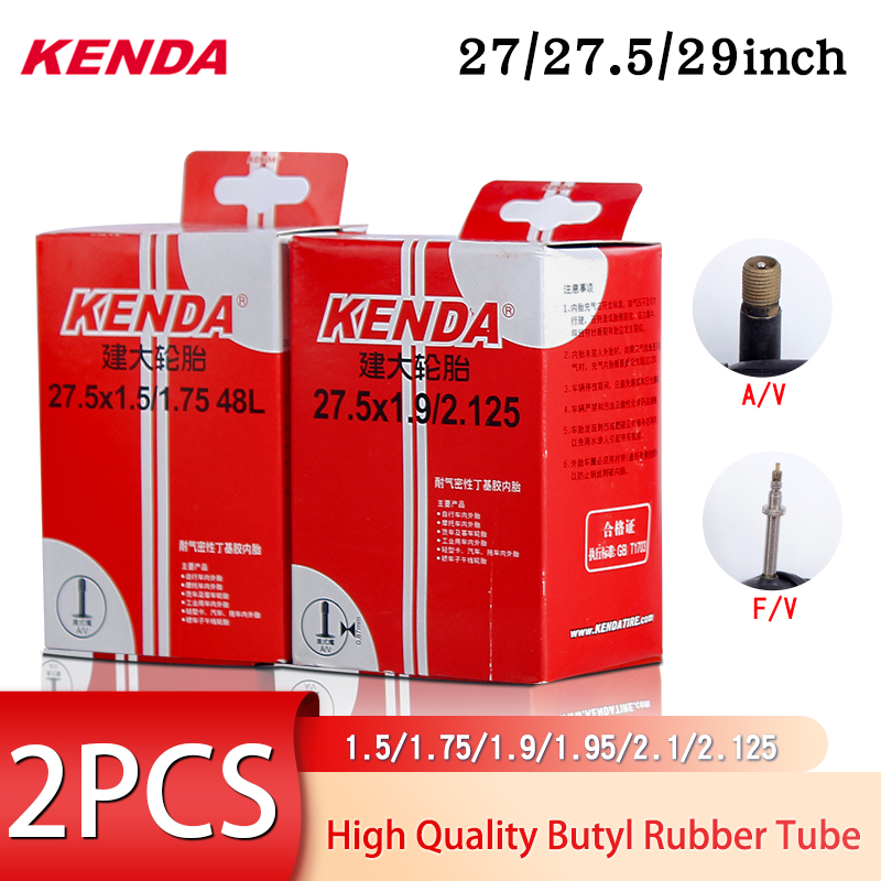 2 個 KENDA 自転車インナーチューブ Mtb 27/2 - Cycling Gear Parts のレビューと価格