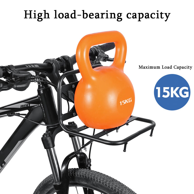 自転車フロントラックアルミ合金多機能自転車フロントラックMT - Cycling Gear Storage Rack のレビューと価格