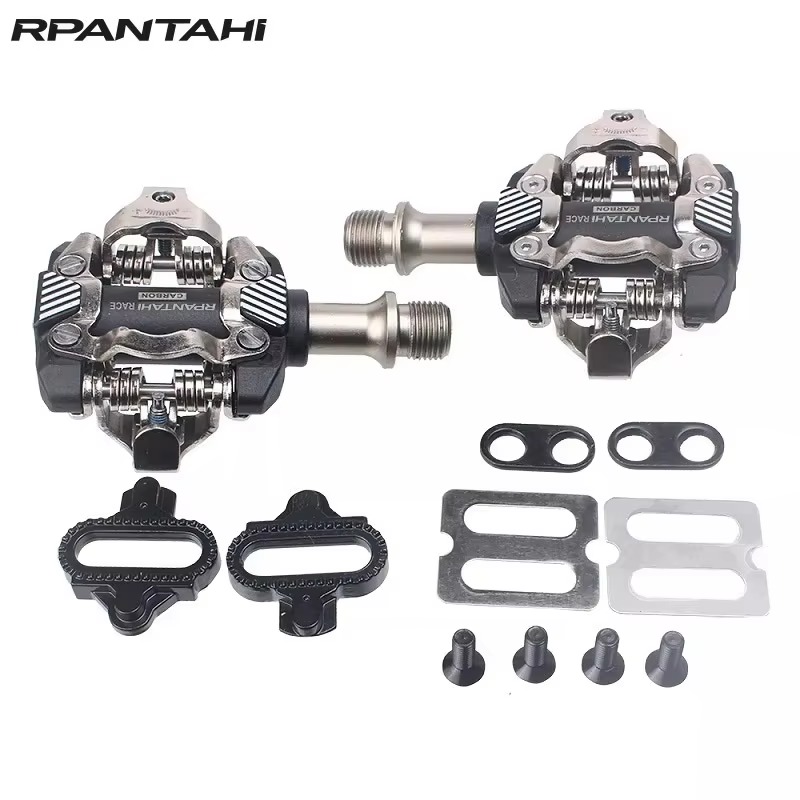 軽量カーボンファイバーペダル（ロッククリート付き）ロードバイ - Mtb Pedals のレビューと価格