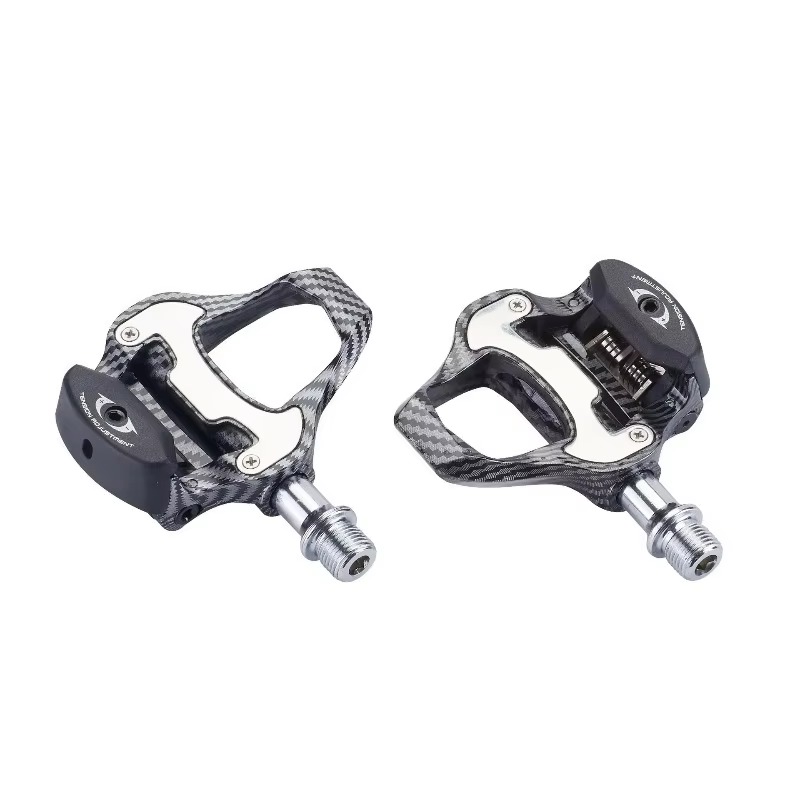 軽量カーボンファイバーペダル（ロッククリート付き）ロードバイ - Mtb Pedals のレビューと価格