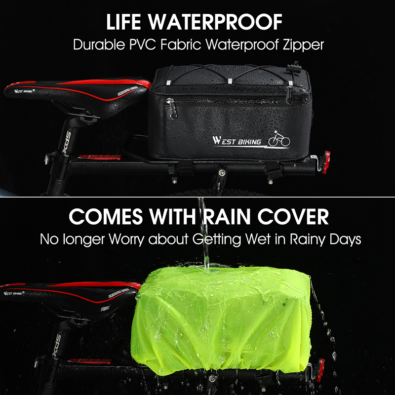 WEST BIKING 防水4L自転車リアラックバッグ レイ - Cycling Gear Storage Rack のレビューと価格